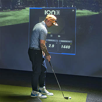 Sharpen your swing in the Golf Simulator